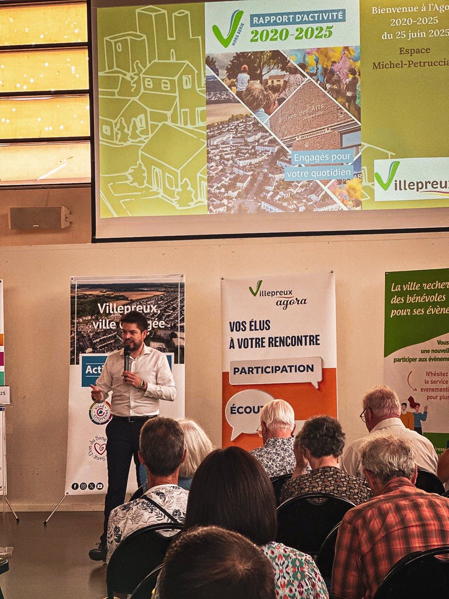 JBHamonic's tweet image. #5ans ✅
2020-2025. 5 années d’engagement au service des Villepreusiens pour améliorer leur quotidien. 
Hier, avec les élus, malgré la chaleur et les pluies torrentielles, nous avons présenté notre rapport d’activité.
Ce bilan, c’est celui de toutes les forces vives locales 🤝👏