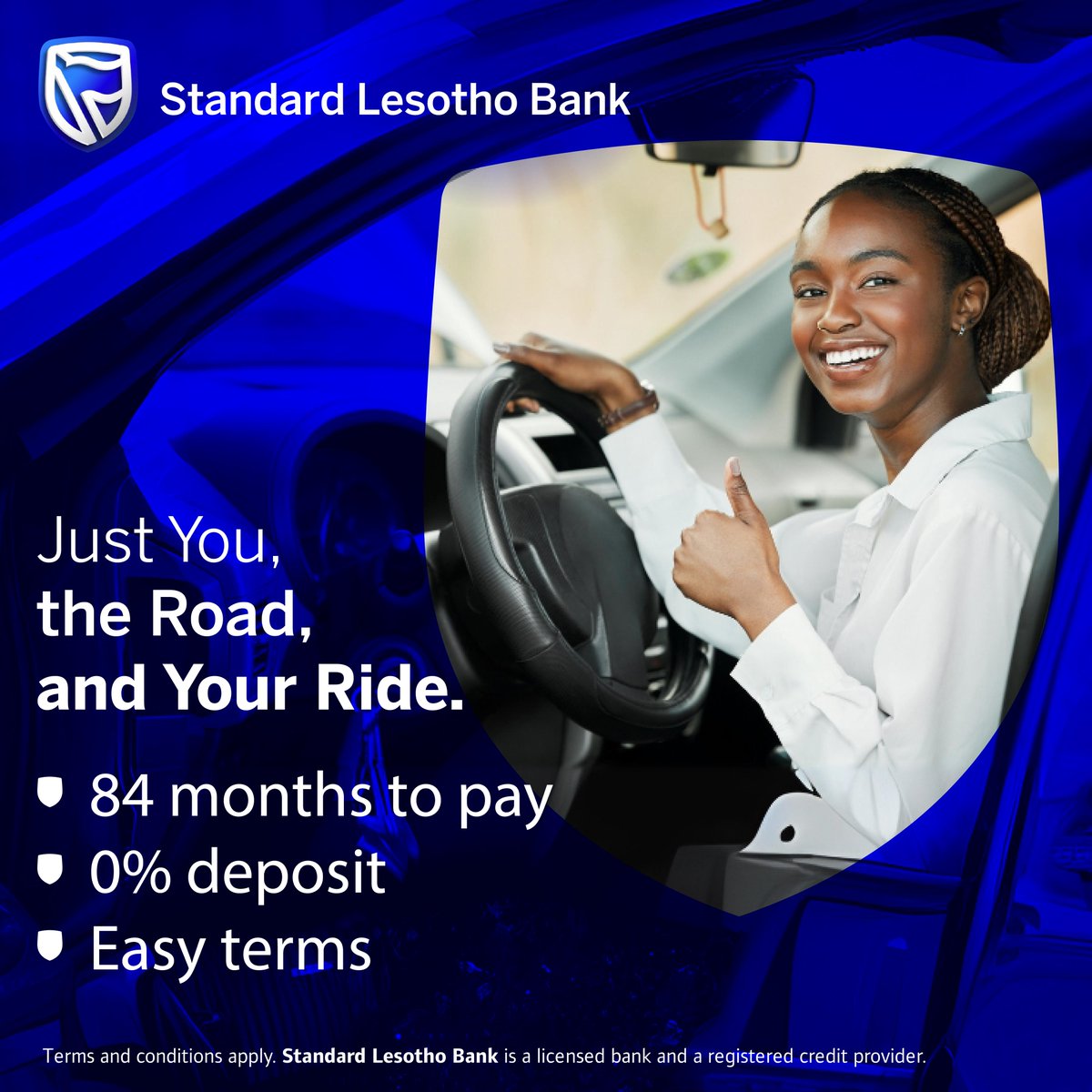 StandardLSBank's tweet image. Whether you're building a fleet, eyeing a luxury car, or buying your very first ride,  our enhanced Vehicle and Asset Finance offer lets you pay over 84 months with instant loan approval. Drive your goals forward today. ​

#VAFMadeSimple #GetSet