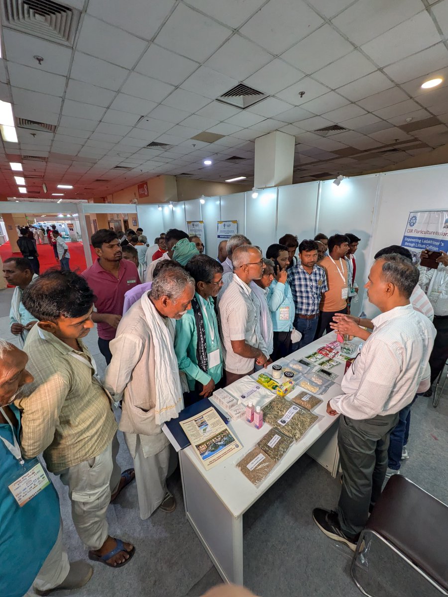 CSIR-Institute of Himalayan Bioresource Technology (@csir_ihbt) on Twitter photo CSIR-IHBT, Palampur, proudly participated in the "Government Achievements and Schemes Expo-2025" held at Pragati Maidan, New Delhi, from 21st to 23rd June 2025. Our stall witnessed enthusiastic footfall from farmers, students, and visitors. <a href="/CSIR_IND/">CSIR, India</a> <a href="/DrSudeshKumarY1/">Dr Sudesh Kumar Yadav</a> CSIR-IHBT, Palampur, proudly participated in the "Government Achievements and Schemes Expo-2025" held at Pragati Maidan, New Delhi, from 21st to 23rd June 2025. Our stall witnessed enthusiastic footfall from farmers, students, and visitors. <a href="/CSIR_IND/">CSIR, India</a> <a href="/DrSudeshKumarY1/">Dr Sudesh Kumar Yadav</a>