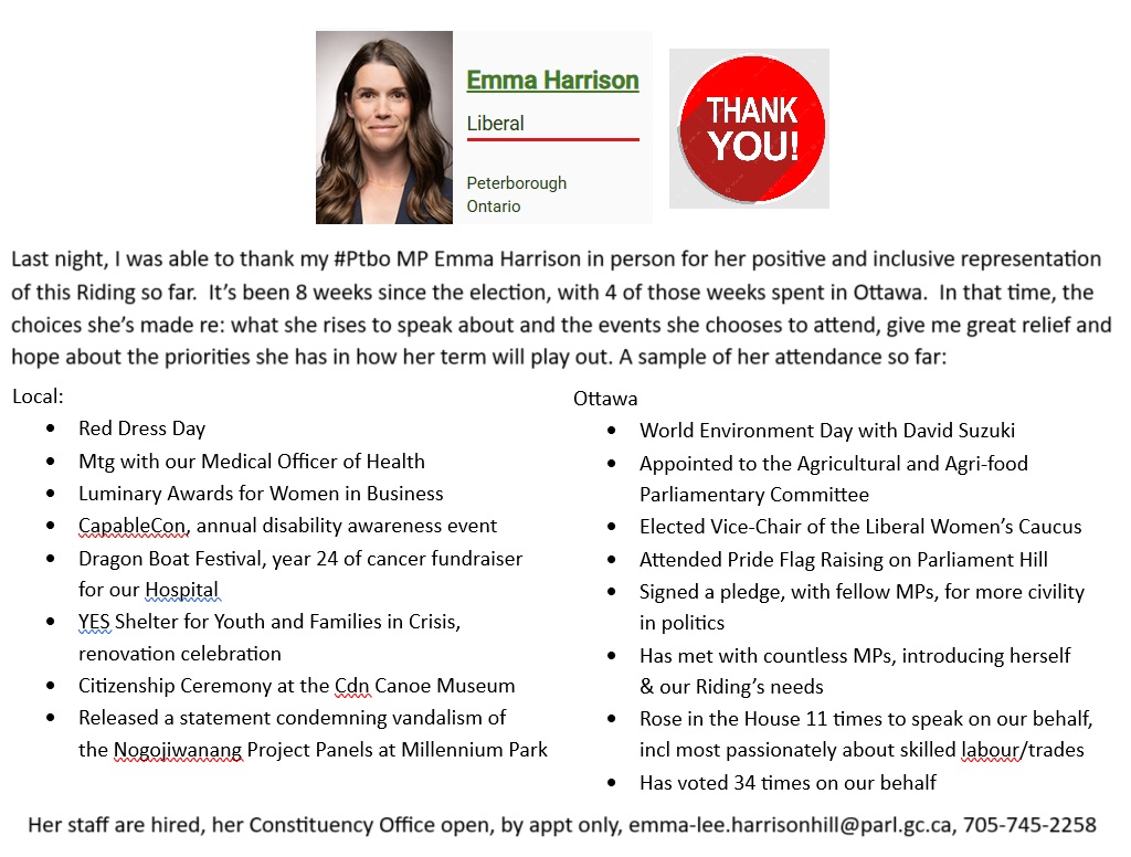 #Ptbo, we so made the right choice.