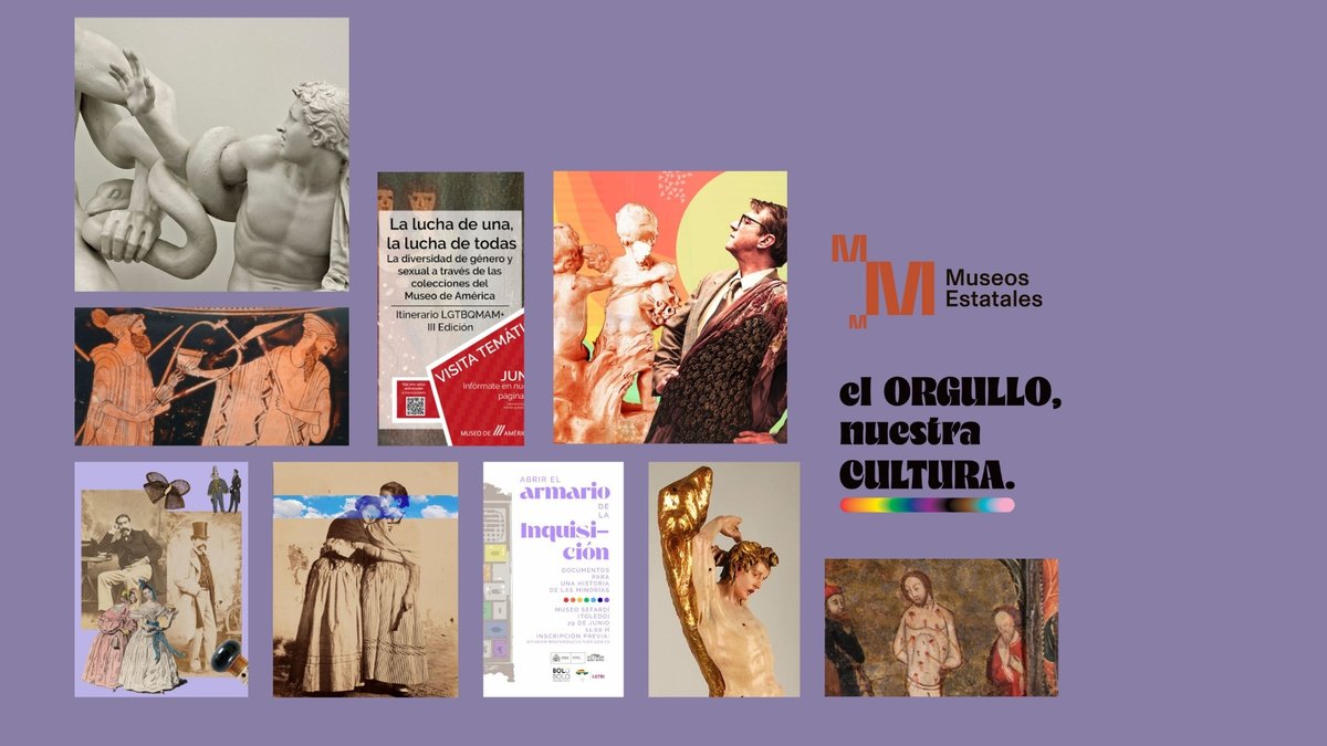 Ministerio de Cultura (@culturagob) on Twitter photo 🏳️🌈 Los <a href="/MuseosEstatales/">Museos Estatales</a> se unen a la celebración del Orgullo LGTBIQ+ 2025 con actividades organizadas a lo largo de la semana
🏛️ Visitas guiadas y dramatizadas, conferencias o exposiciones son algunas de las actividades especiales que te contamos en este hilo 👇 🏳️🌈 Los <a href="/MuseosEstatales/">Museos Estatales</a> se unen a la celebración del Orgullo LGTBIQ+ 2025 con actividades organizadas a lo largo de la semana
🏛️ Visitas guiadas y dramatizadas, conferencias o exposiciones son algunas de las actividades especiales que te contamos en este hilo 👇