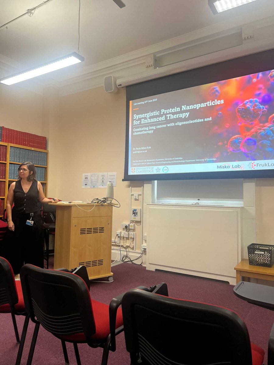 ericmiskalab's tweet image. This week, @UlrikaYuan and @PaulaMilro presented their exciting postdoctoral projects at the @CamBiochem Postdoc Symposium! It was an excellent couple of days of science, career development and networking! Huge thanks to the organisers from the biochemistry postdoc committee! 🙌