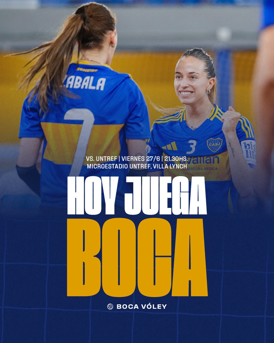 ¡𝗛𝗢𝗬 𝗝𝗨𝗘𝗚𝗔 #𝗕𝗢𝗖𝗔! 🏐🏆💙💛💙