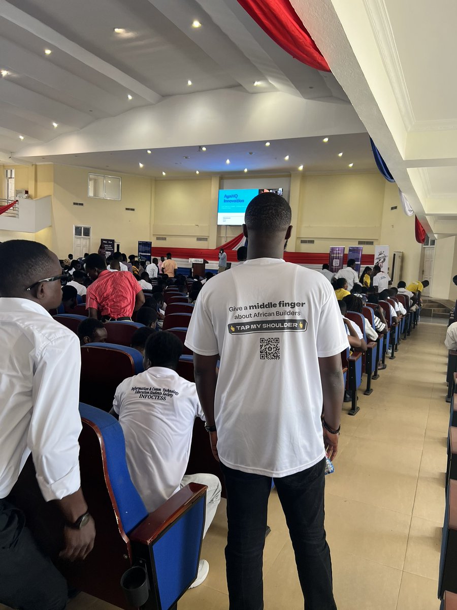 Kwame Stalwart โป๏ธ๐ฐ (@wikicatstalwart) on Twitter photo Currently at the JAM Conference Centre, UEW, <a href="/lawalkay/">michael lawal</a> shares his presentation on Bridging the gap between academia and blockchain startups. Currently at the JAM Conference Centre, UEW, <a href="/lawalkay/">michael lawal</a> shares his presentation on Bridging the gap between academia and blockchain startups.