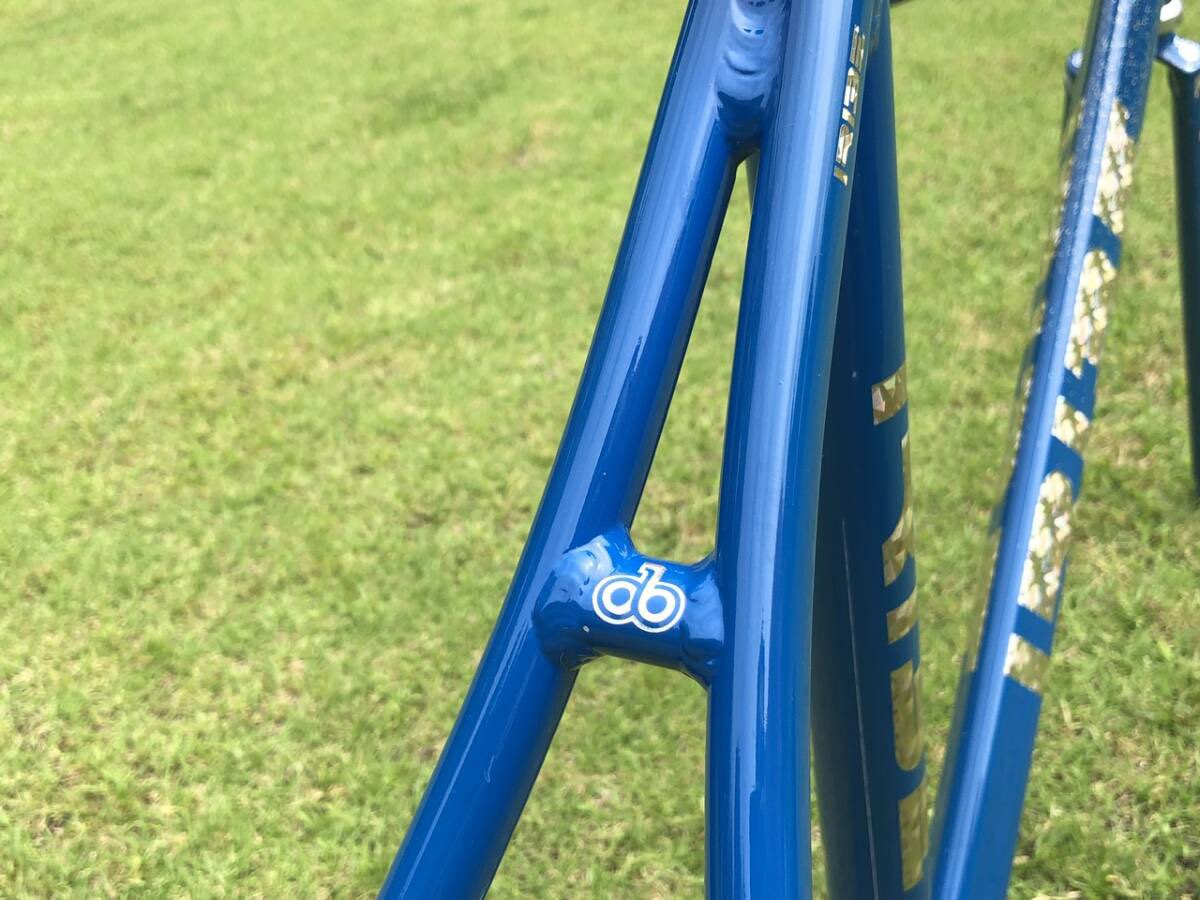 Iribe track sprint racing frameset 51 size, heat-treats aluminum. Special order for the best Japanese sprinter for the Olympics, used good condition