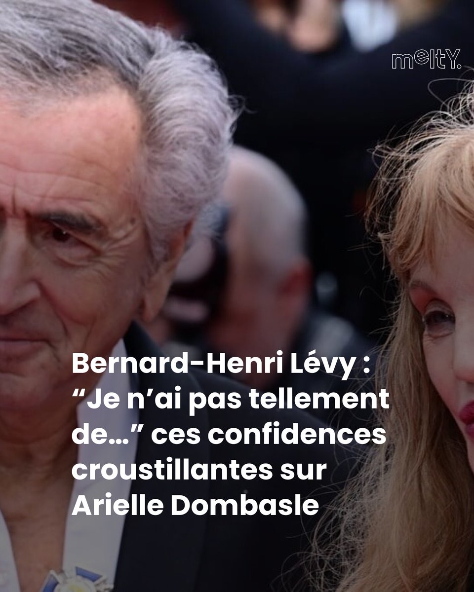 Bernard-Henri Lévy est un écrivain. Il est en couple depuis plusieurs années avec l’actrice-chanteuse Arielle Dombasle. Il s’agit d’une union atypique et détonante.
➡️ l.melty.fr/Rqh