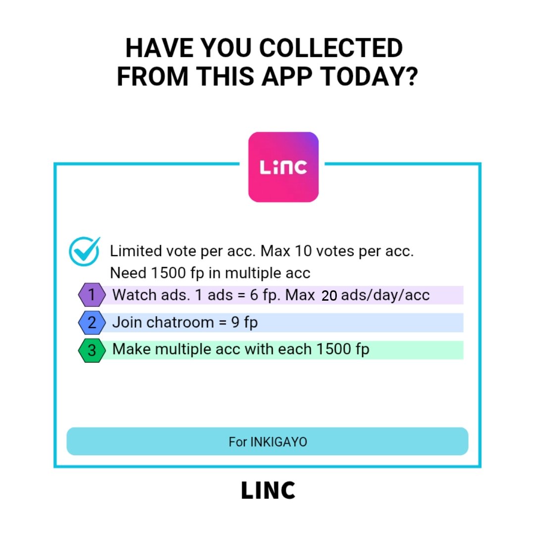 CHANYEOL VOTING TEAM (@pcystreamvote) on Twitter photo 🍒COMEBACK PREPARATION🍒
Hi Yeolmaes & Chanyeol's fans!
Let’s prepare early for #READY4PCY2 ❤️🔥
🗳️ LiNC
📲 Download and start collecting votes!
👤 Make multiple accounts
🎯 1500 Fan Points per account
Join our voting team NOW!
#CHANYEOL #찬열 #박찬열 #엑소찬열 🍒COMEBACK PREPARATION🍒
Hi Yeolmaes & Chanyeol's fans!
Let’s prepare early for #READY4PCY2 ❤️🔥
🗳️ LiNC
📲 Download and start collecting votes!
👤 Make multiple accounts
🎯 1500 Fan Points per account
Join our voting team NOW!
#CHANYEOL #찬열 #박찬열 #엑소찬열