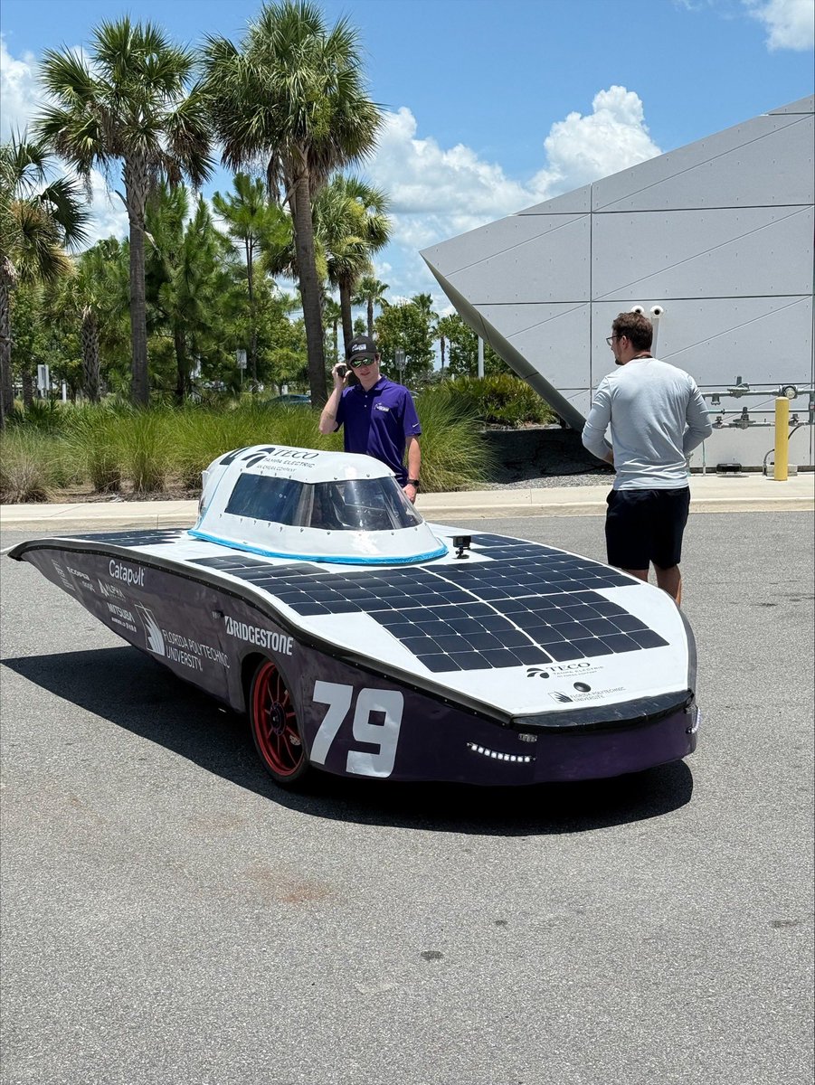 DevinStephenson's tweet image. Very proud of our Phoenix Solar Racing Team & their participation in the Electrek Formula Sun Grand Prix 2025-collegiate solar car competition, next week in Bowling Green, Ky. Congrats to Dr. Matt Bohm & the @FLPolyU Racing Team! I look forward to cheering you on this year!