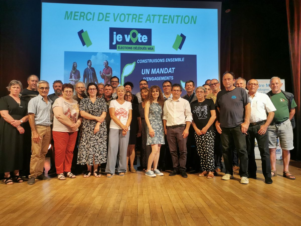 Le nouveau Conseil d'Administration de la #msa_dlg a été élu. Félicitations à tous les administrateurs 👏👏
Une nouvelle équipe engagée pour le monde agricole et rural ! 💪😃
#ElectionDeleguesMSA