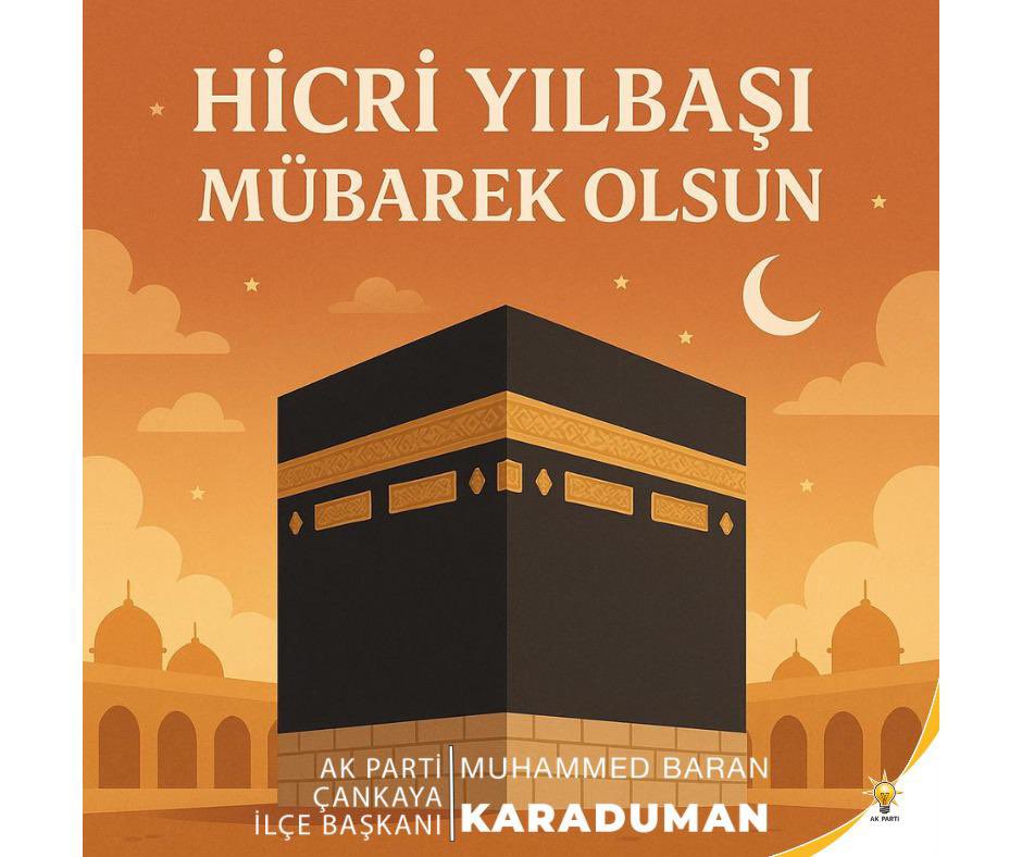Hicri Yılbaşınız mübarek olsun. Yeni yılın tüm İslam âlemine hayırlar getirmesini dilerim.