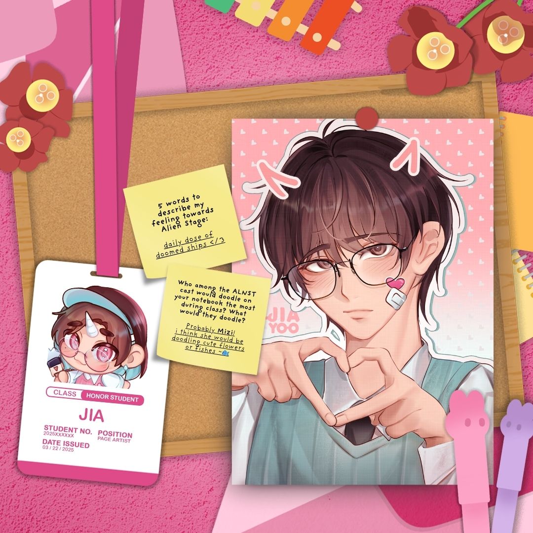 anakt_corp's tweet image. ౨ৎ PAGE ARTIST: Jia ౨ৎ
Introducing page artist, @jia__yoo!
We're certain that Jia would agree there's nothing doomed about Mizi doodling cute little stuff on their notes!
#AfterSchool_ALNST