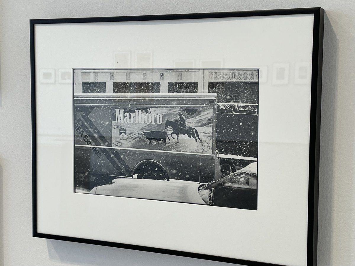 Daybook: Finding the mythical American West on the snowy streets of New York City. Peter Moore (from 1974) in a paired show with Claes Oldenburg at Paula Cooper Gallery. collectordaily.com/peter-moore-pa…