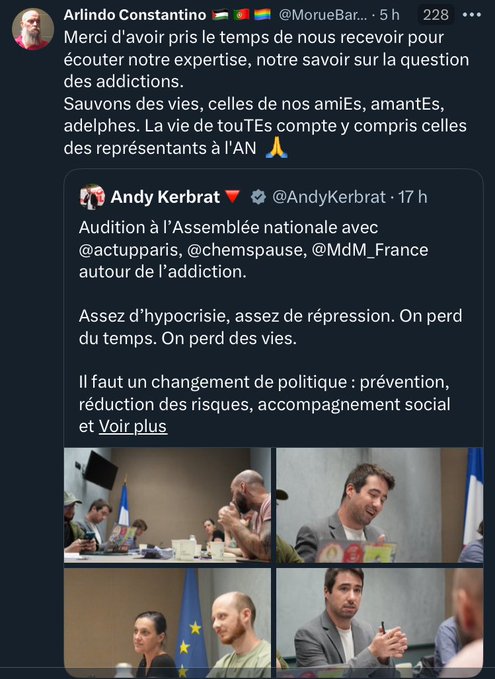 Nantes (44) : Pour sa campagne de réhabilitation, Andy Kerbrat (LFI) s’associe à un militant revendiquant des violences sexuelles racistes contre les Blancs

x.com/F_Desouche/sta…