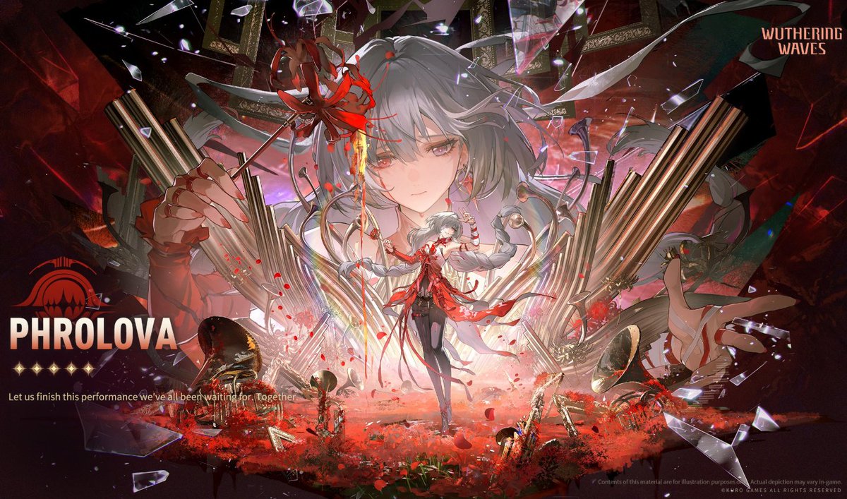 Selena from PGR and Phrolova from WuWa share a similar elegant, musical vibe.
Selena's kit in PGR blends rhythmic attacks with support nd enhancing team.
Phrolova in WuWa focuses on melodic combo nd dance-like moves.
Both excel in graceful, crowd-control playstyles.

#WuWa  #PGR