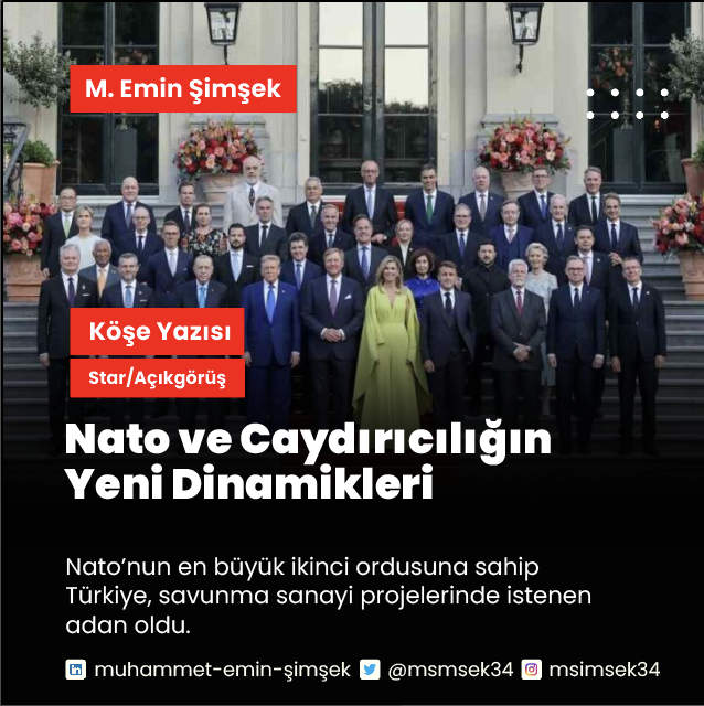 Nato toplantılarında alınan kararların yanında Türk savunma sanayinin ön plana çıkması konuşuldu. Star Açık görüşte konuyu ele aldığım yazıyı ilginize sunuyorum.

l24.im/3WkBw7C