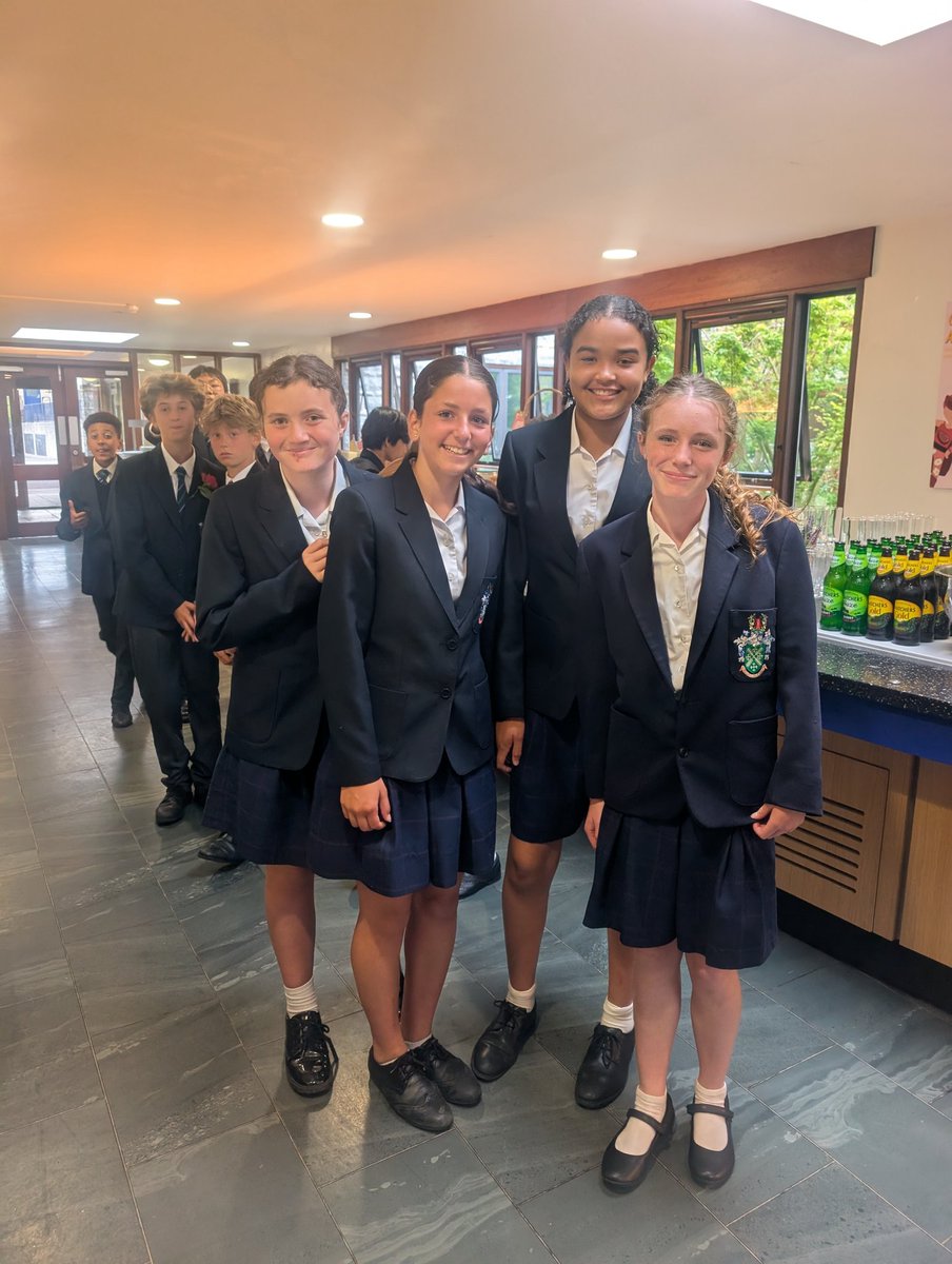 Our wonderful Year 7s who helped serve at the Leavers Dinner. A big thank you and well done!
