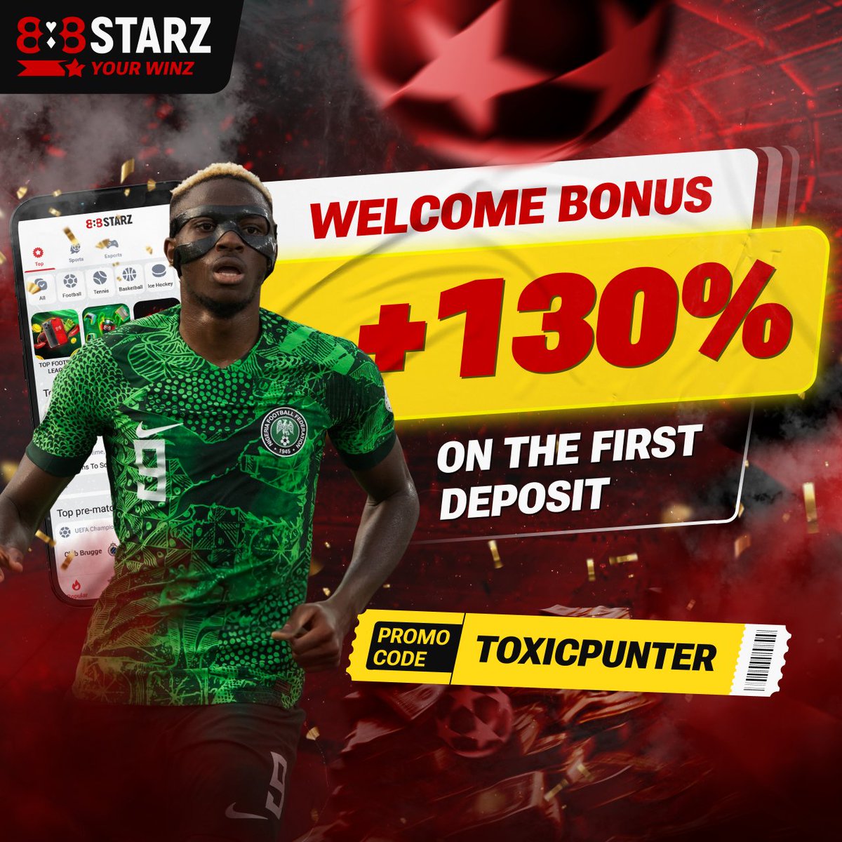 #888Starz

 odd 11

Code M1TM8

Register and stake herer

        👇   👇 

tinyurl.com/Buy785

Promo code TOXICPUNTER