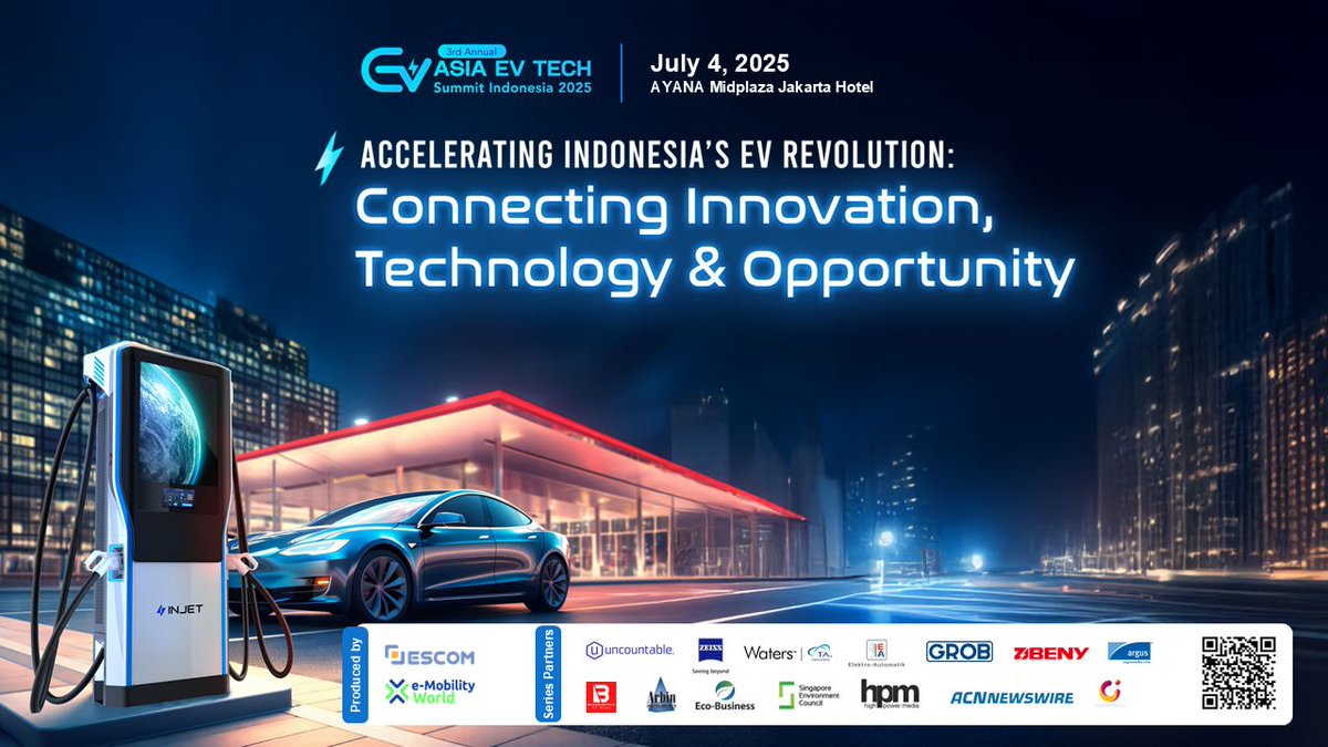🇮🇩 Jakarta, we’re charging in ⚡

We’re joining the 3rd Annual ASIA EV Tech Summit — not just as a series partner, but as hands-on R&amp;D allies in accelerating Asia’s EV movement.

Let’s talk about what it really takes to build faster, smarter.

📅 July 4, 2025
📍 Booth #8 |