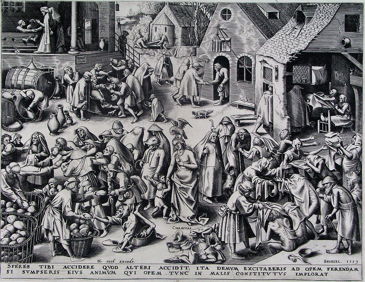 Charity #artbots #bruegel