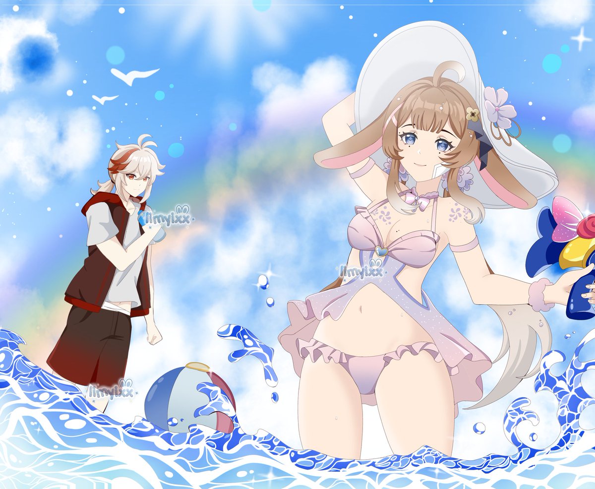 Oc genshin content, oc × canon! #Genshinoc  #GenshinImpact  #OC  #Kazuha  #Occanon #ocgenshin #Genshin