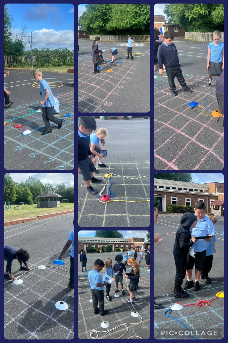 Year 4 had great fun making polygons with coordinates this morning. They also went on to name the shape and the properties of the shape, including: parallel and perpendicular sides and types of angles.