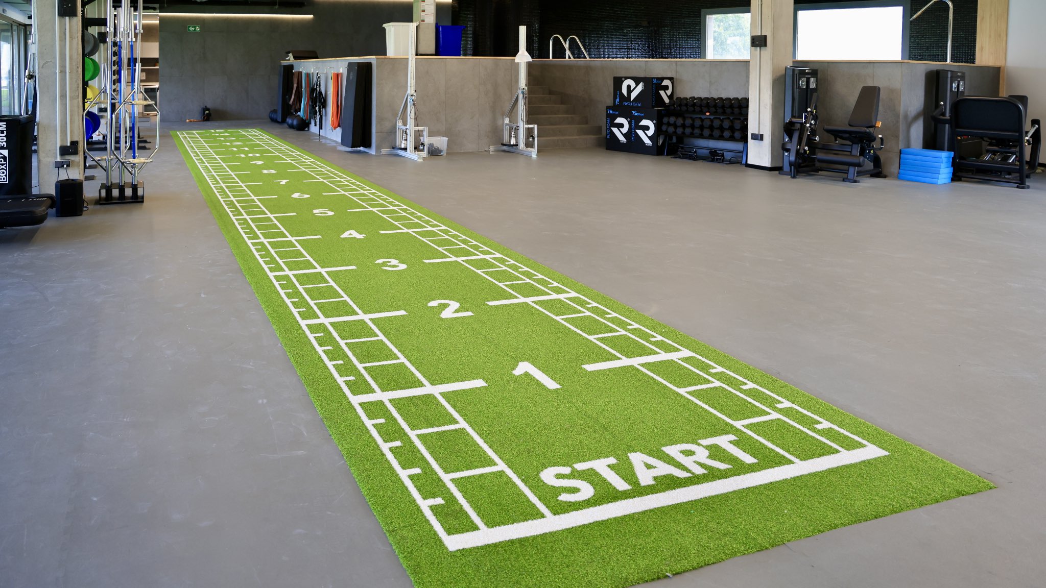 El gimnasio interior con el que contará el nuevo estadio del Sanse (Foto: Real Sociedad).
