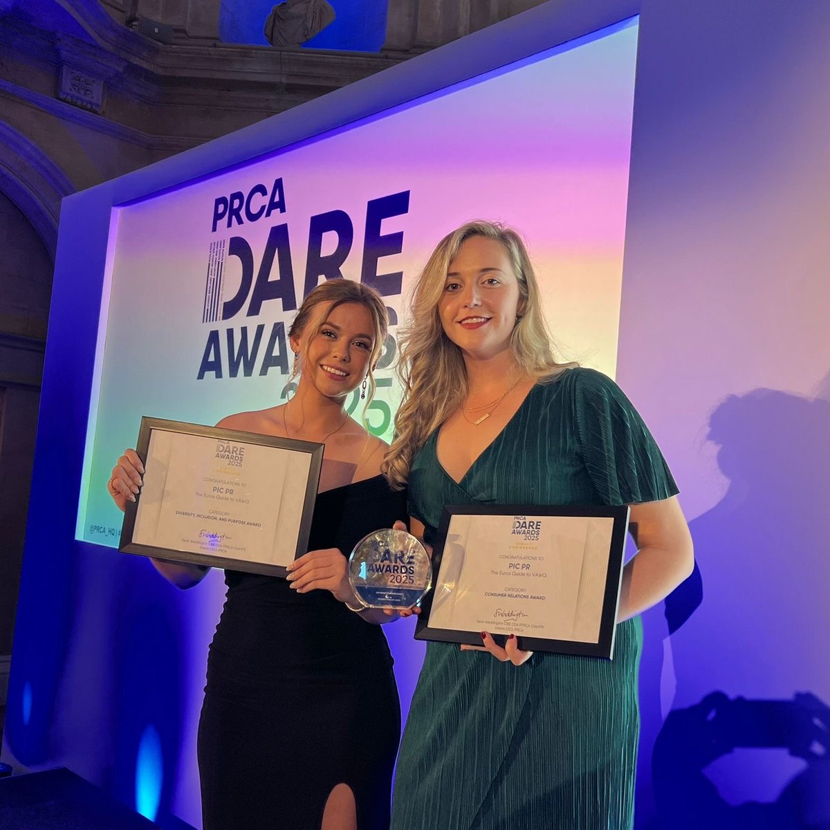 picpr's tweet image. We’re chuffed to have picked up a win and two highly commendeds at the PRCA Dare Awards for the South West and South Wales.

Also, a quick nod to our very own Darcy Milner, who made the Rising Star shortlist and continues to be an absolute gem. 👏

Well done, team! 🏆