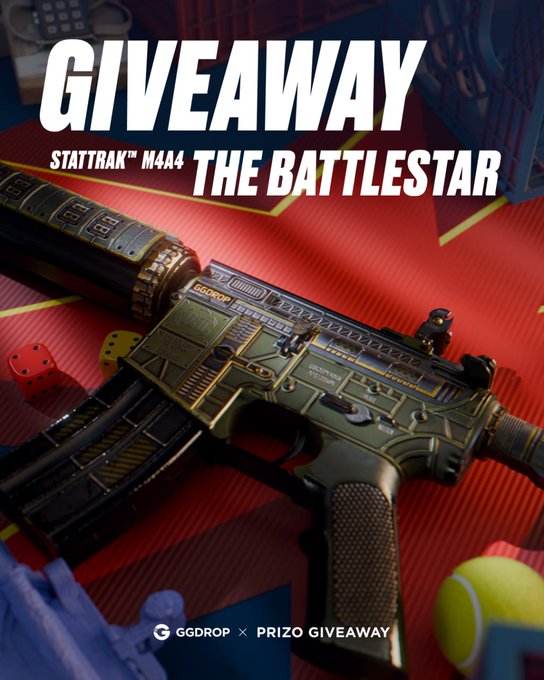 Prizo Giveaway (@giveawayprizo) on Twitter photo $40.00 GIVEAWAY💰
- StatTrak™ M4A4 | The Battlestar🔥
➡️ To Enter:
✅ Follow me & <a href="/gg_drop/">GGDrop.com</a>
✅ RT & Like
✅ Tag 2 Friends
⏳Ends in 7 Days!
#CS2 #cs2giveaway #cs2skins $40.00 GIVEAWAY💰
- StatTrak™ M4A4 | The Battlestar🔥
➡️ To Enter:
✅ Follow me & <a href="/gg_drop/">GGDrop.com</a>
✅ RT & Like
✅ Tag 2 Friends
⏳Ends in 7 Days!
#CS2 #cs2giveaway #cs2skins