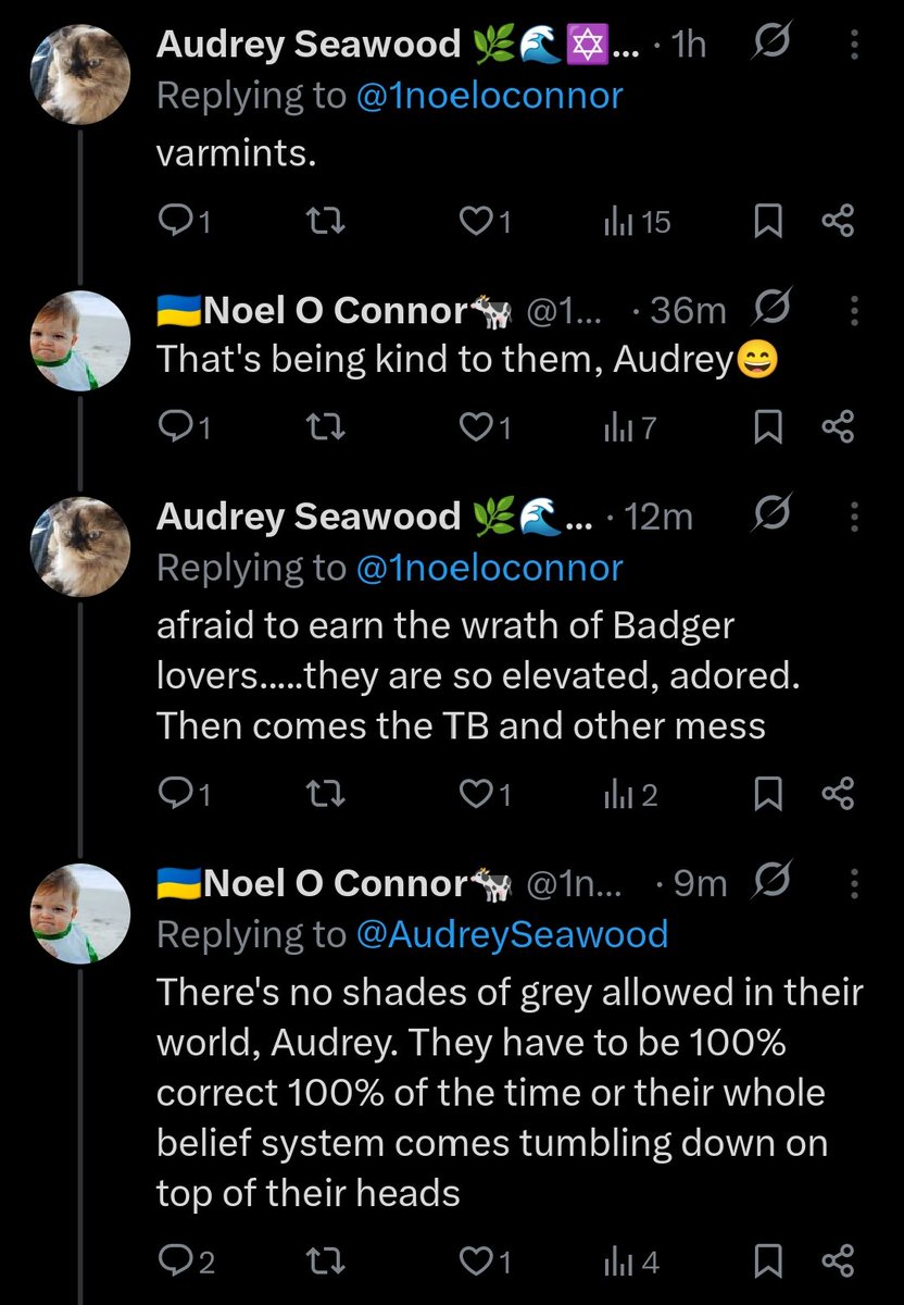 Farmers pretending to give a fuck about animals in a bid to have another animal culled is one of the leas contradictory things about them.