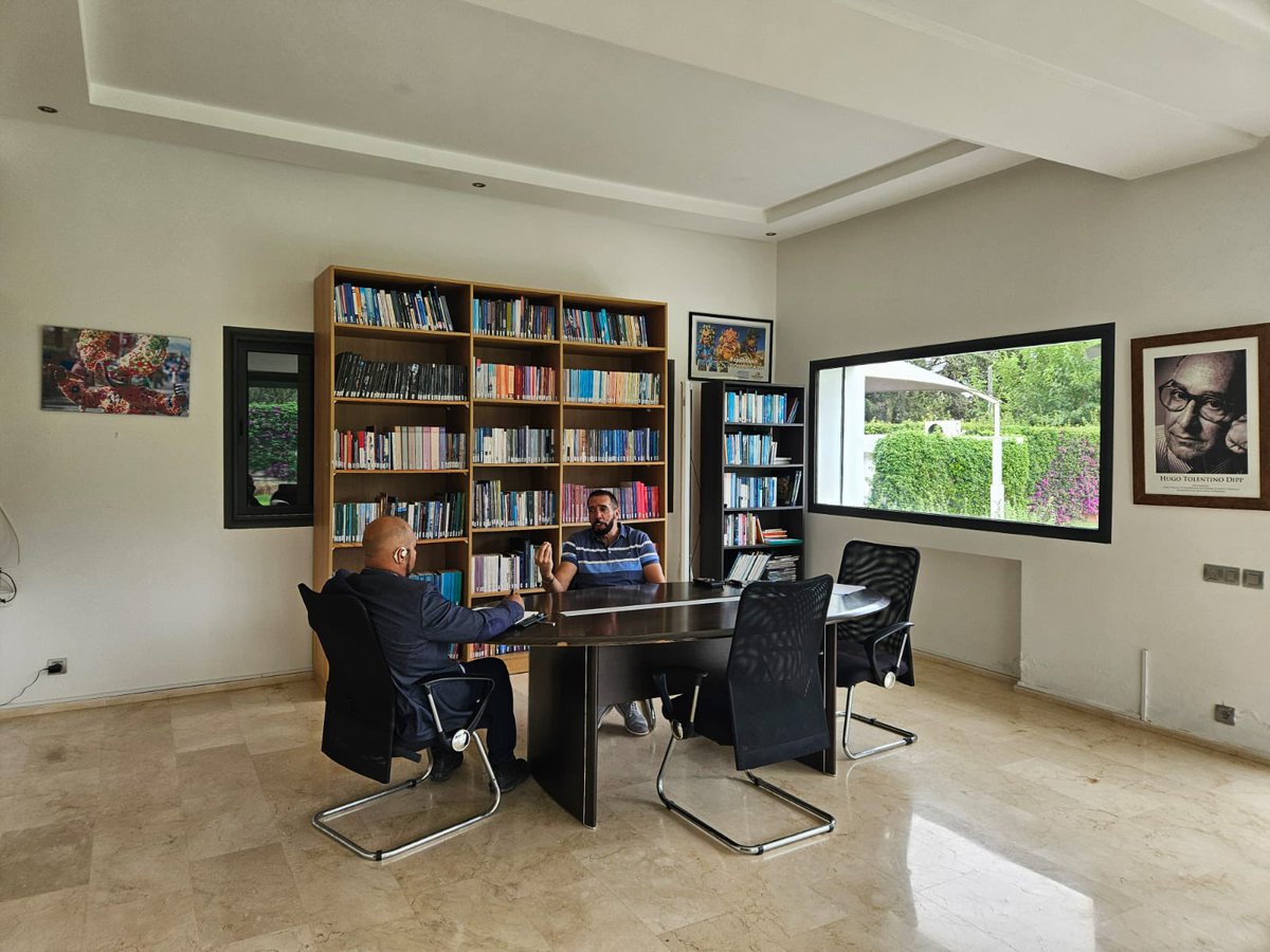 Reunión entre nuestro Encargado Comercial, consejero Jorge Brito, y el empresario marroquí Saad Il Fakiri, donde se trataron iniciativas clave para fortalecer los lazos entre 🇩🇴 y 🇲🇦.

¡Seguimos impulsando oportunidades sostenibles y cooperación bilateral!