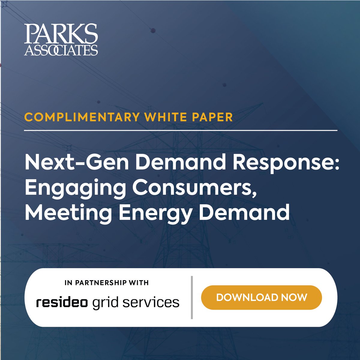 Parks Associates (@parksassociates) on Twitter photo Our #whitepaper in partnership with <a href="/ResideoPro/">Resideo Pro</a>, "Next-Gen Demand Response: Engaging Consumers, Meeting Energy Demand," delves into awareness & engagement with DR programs.
Complimentary white paper: tinyurl.com/5dps8d5s
#ParksAssociates #whitepaper #Resideo #demandresponse Our #whitepaper in partnership with <a href="/ResideoPro/">Resideo Pro</a>, "Next-Gen Demand Response: Engaging Consumers, Meeting Energy Demand," delves into awareness & engagement with DR programs.
Complimentary white paper: tinyurl.com/5dps8d5s
#ParksAssociates #whitepaper #Resideo #demandresponse
