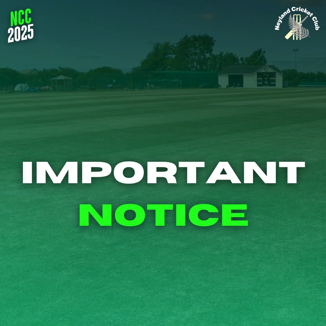 NeylandCC's tweet photo. 🚨 AN IMPORTANT NOTICE REGARDING OUR THIRD TEAM 🚨

As anyone currently involved within Neyland Cricket Club will be aware, fielding three teams on a weekly basis has proved challenging so far this season for a variety of reasons.

(1/8) https://t.co/I96EBFbv8I