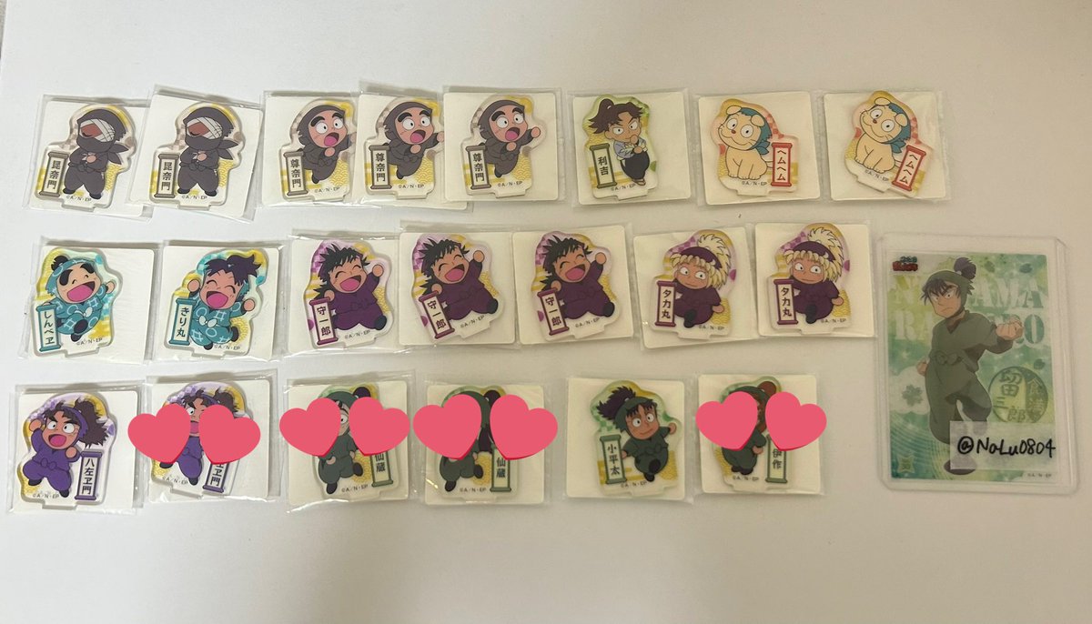NaLu0804's tweet photo. 【交換】忍たま　アクリミニ

譲 : 雑渡、諸泉、利吉、ヘムヘム
　　しんべヱ、きり丸、浜、斎藤
　　竹谷、七松

求 : 食満

郵送希望
検索よりお気軽にお声がけください✴︎ https://t.co/FBcbBF1rB7