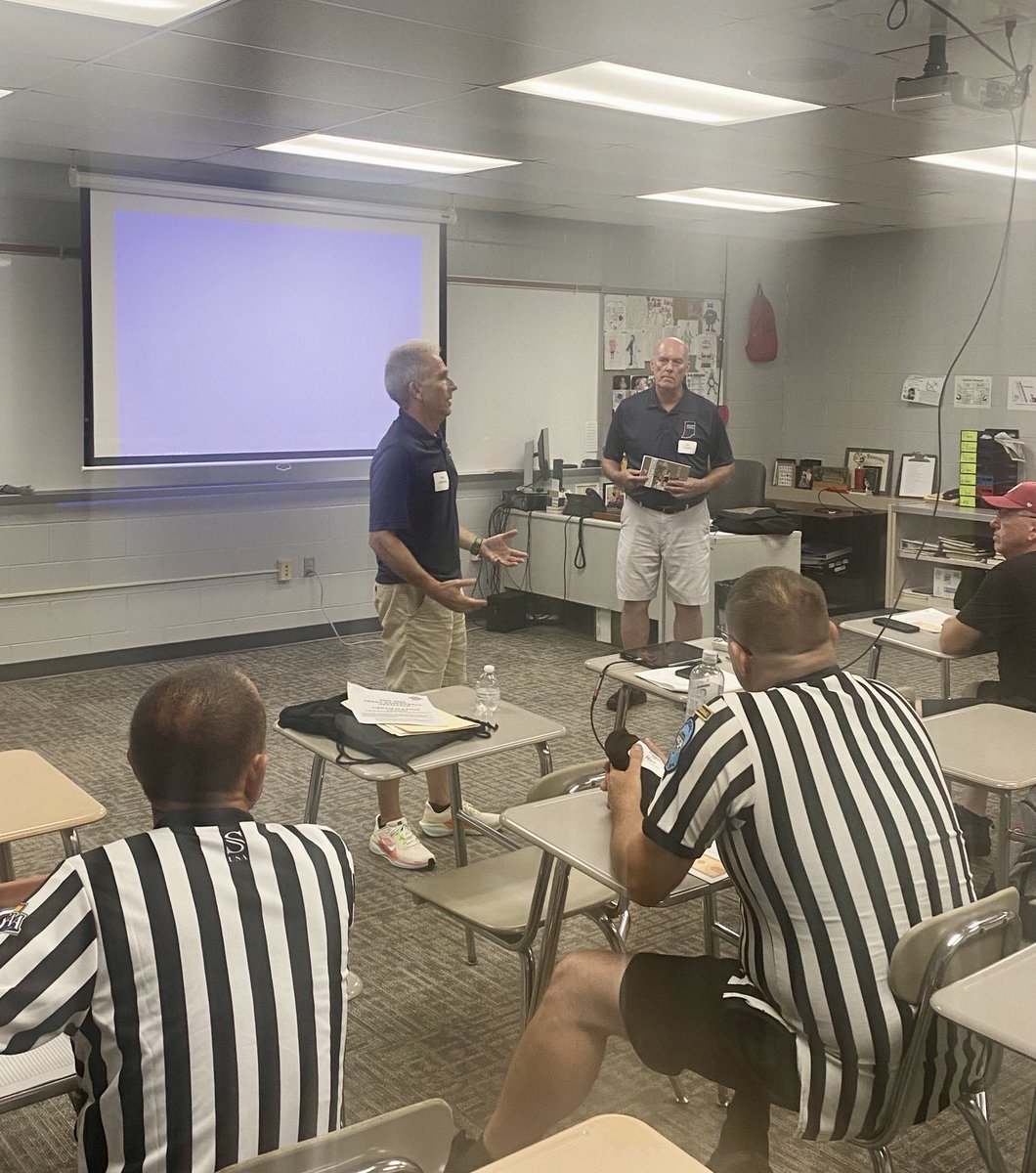 jarnett34's tweet photo. Thanks to all of the officials who attended certification last night & for the support @JimtownHoops provided! @JHSCoachVarga @IHSAA1 #workingtoimprove #lifeinstripes https://t.co/TBvpsATnVn