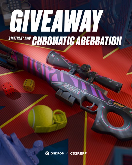 CS2REFF (@cs2reff) on Twitter photo $40.00 GIVEAWAY💰
- StatTrak™ AWP | Chromatic Aberration🔥
➡️ To Enter:
✅ Follow me & <a href="/gg_drop/">GGDrop.com</a>
✅ RT & Like
✅ Tag 2 Friends
⏳Ends in 7 Days!
#cs2giveaway #CS2 #cs2skins $40.00 GIVEAWAY💰
- StatTrak™ AWP | Chromatic Aberration🔥
➡️ To Enter:
✅ Follow me & <a href="/gg_drop/">GGDrop.com</a>
✅ RT & Like
✅ Tag 2 Friends
⏳Ends in 7 Days!
#cs2giveaway #CS2 #cs2skins