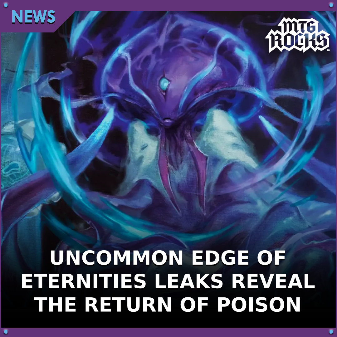 A batch of uncommons from Edge of Eternities has been leaked early, after  being "discovered" in a Final Fantasy Play Box!  Read the full story  here: https://t.co/9hwgodfILt #MagicTheGathering #MTG #EdgeOfEternities  #wizardsofthecoast #