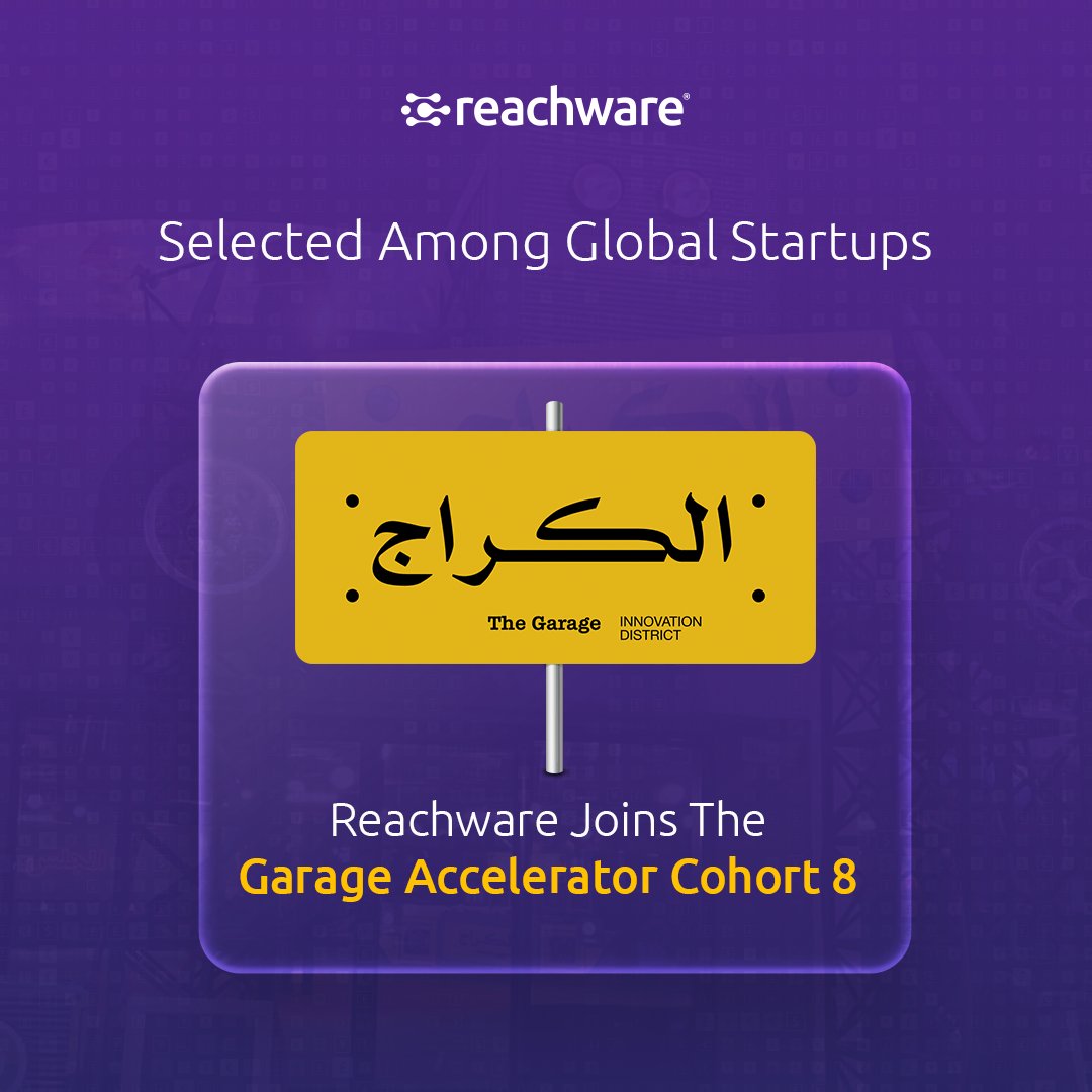 reachware_com's tweet image. أخبار رائعة 🌟!
تم اختيار ريتشوير لتنضم للدفعة الثامنة من برنامج @TheGarageKSA أحد أقوى برامج الابتكار في السعودية 🇸🇦
من بين آلاف الشركات الناشئة حول العالم، جينا علشان نثبت كيف تقنياتنا تساهم في بناء منظومة رقمية أذكى، من خلال الربط المتقدم والأتمتة الذكية.