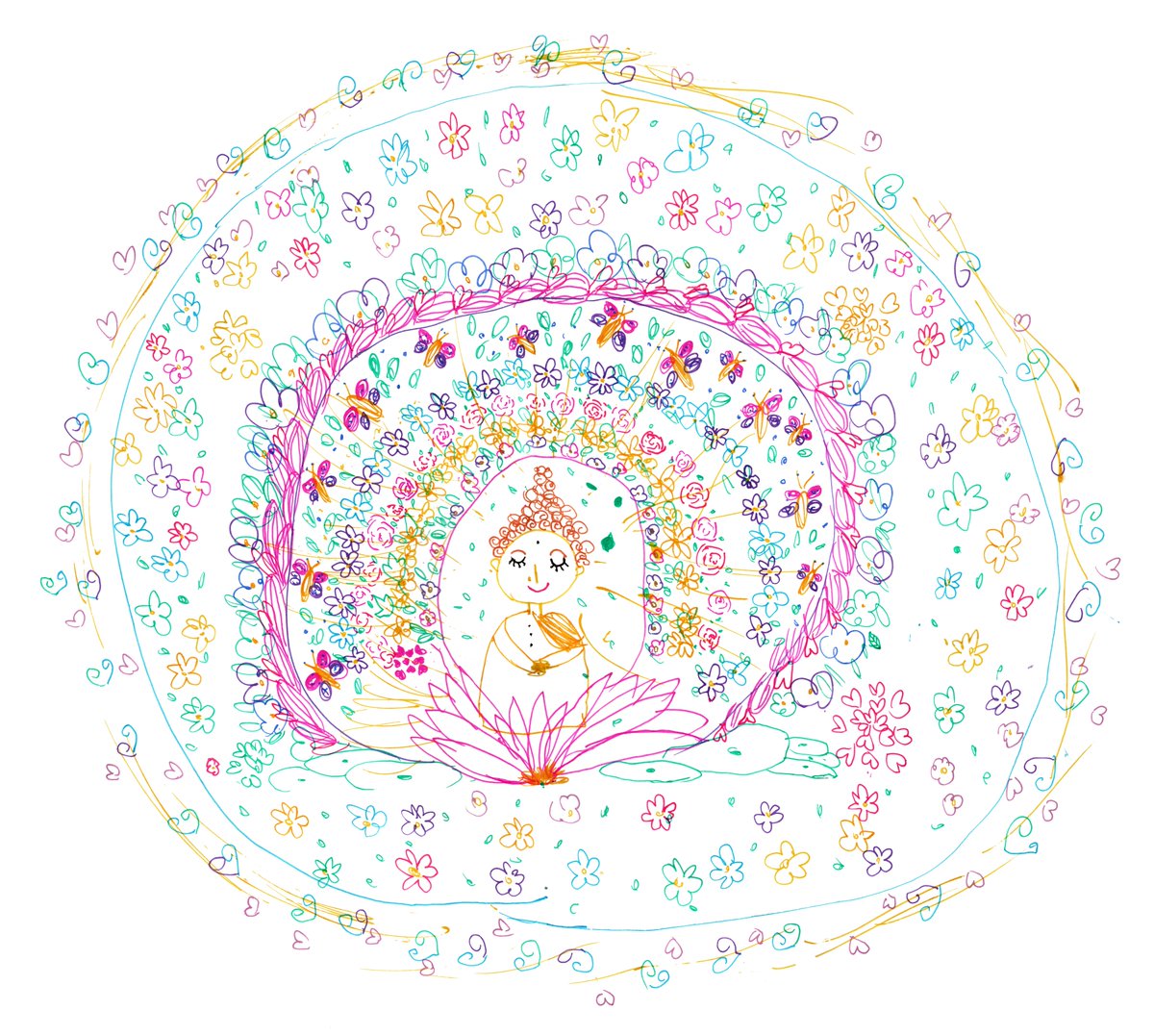 Mia Mai Art 🎨 6-y/o Kid Artist & Fashion Designer tweet media