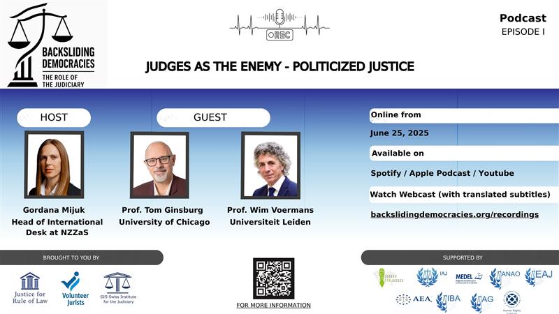 Backsliding democracies-The role of the judiciary tweet media