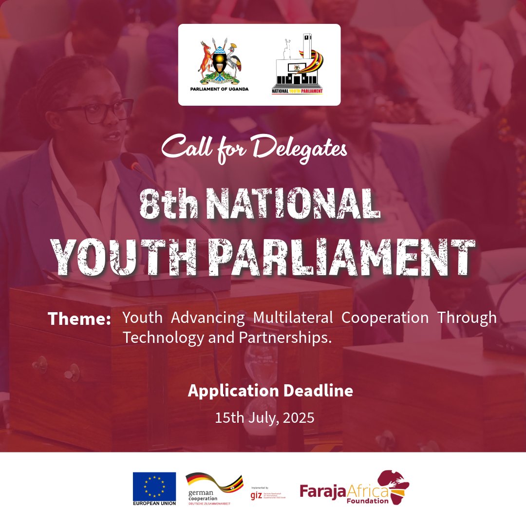 Faraja Africa Foundation (@farajaafricafdn) on Twitter photo 🚨The 8th National Youth Parliament is Around the Corner! Are you passionate about youth issues and ready to shape policy?
<a href="/FarajaAfricaFdn/">Faraja Africa Foundation</a> invites eligible youth leaders to apply to influence critical youth priority issues.
Learn More & Apply: bit.ly/44snV1w 🚨The 8th National Youth Parliament is Around the Corner! Are you passionate about youth issues and ready to shape policy?
<a href="/FarajaAfricaFdn/">Faraja Africa Foundation</a> invites eligible youth leaders to apply to influence critical youth priority issues.
Learn More & Apply: bit.ly/44snV1w