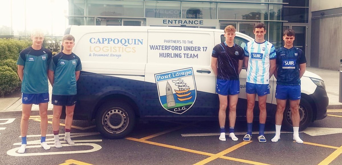 A big thanks to Cappoquin Logistics for their very kind sponsorship of a kit van for our Minor Hurlers ahead of Saturday's Minor All Ireland Final
