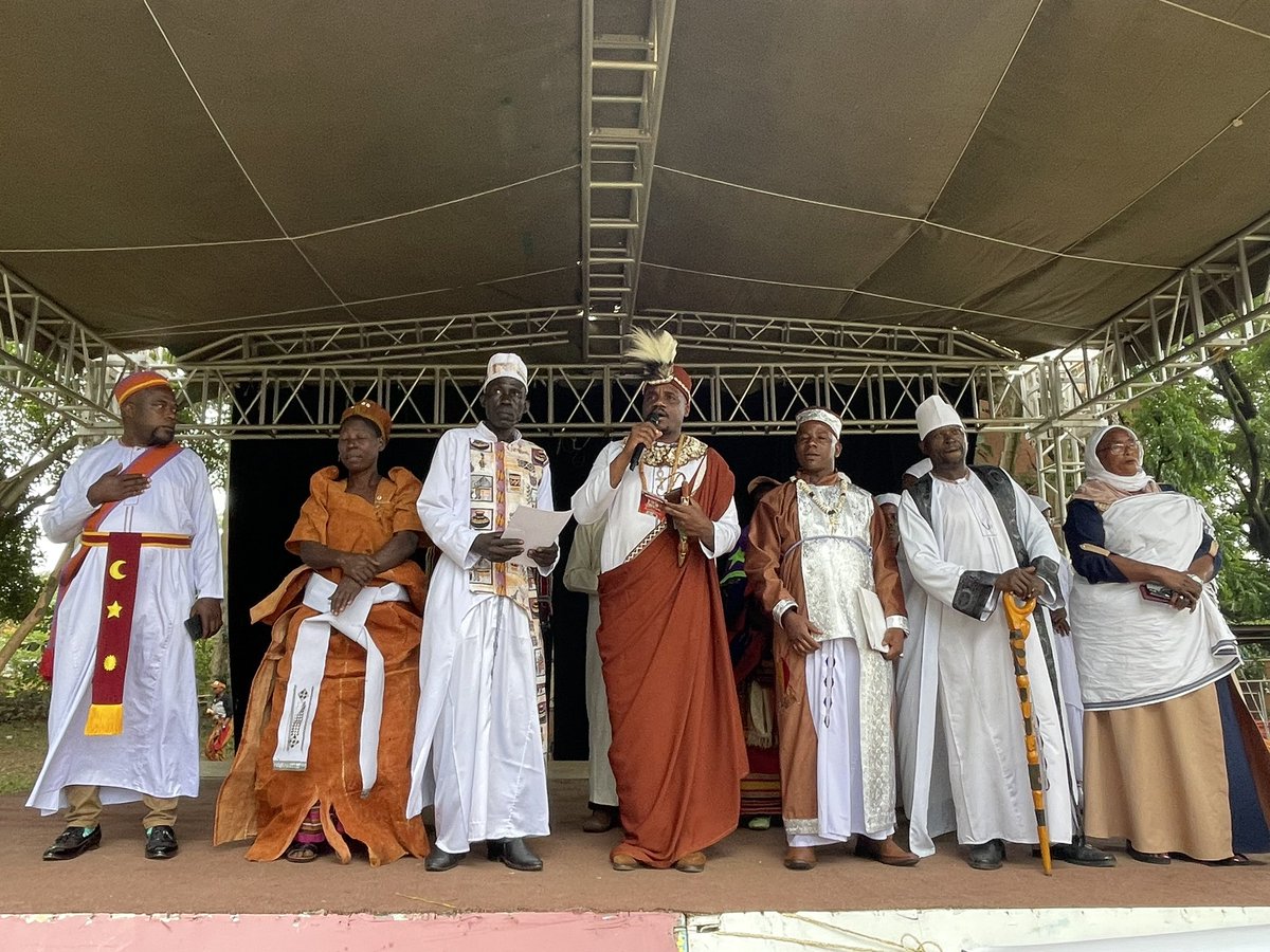 UNCC_UG's tweet photo. #ONGOING: The Uganda Traditional Forum leadership representing at World Culture Day happening now at UNCC-National Theatre

#WorldCultureDayUG2025 https://t.co/tQFcIJ8TTo