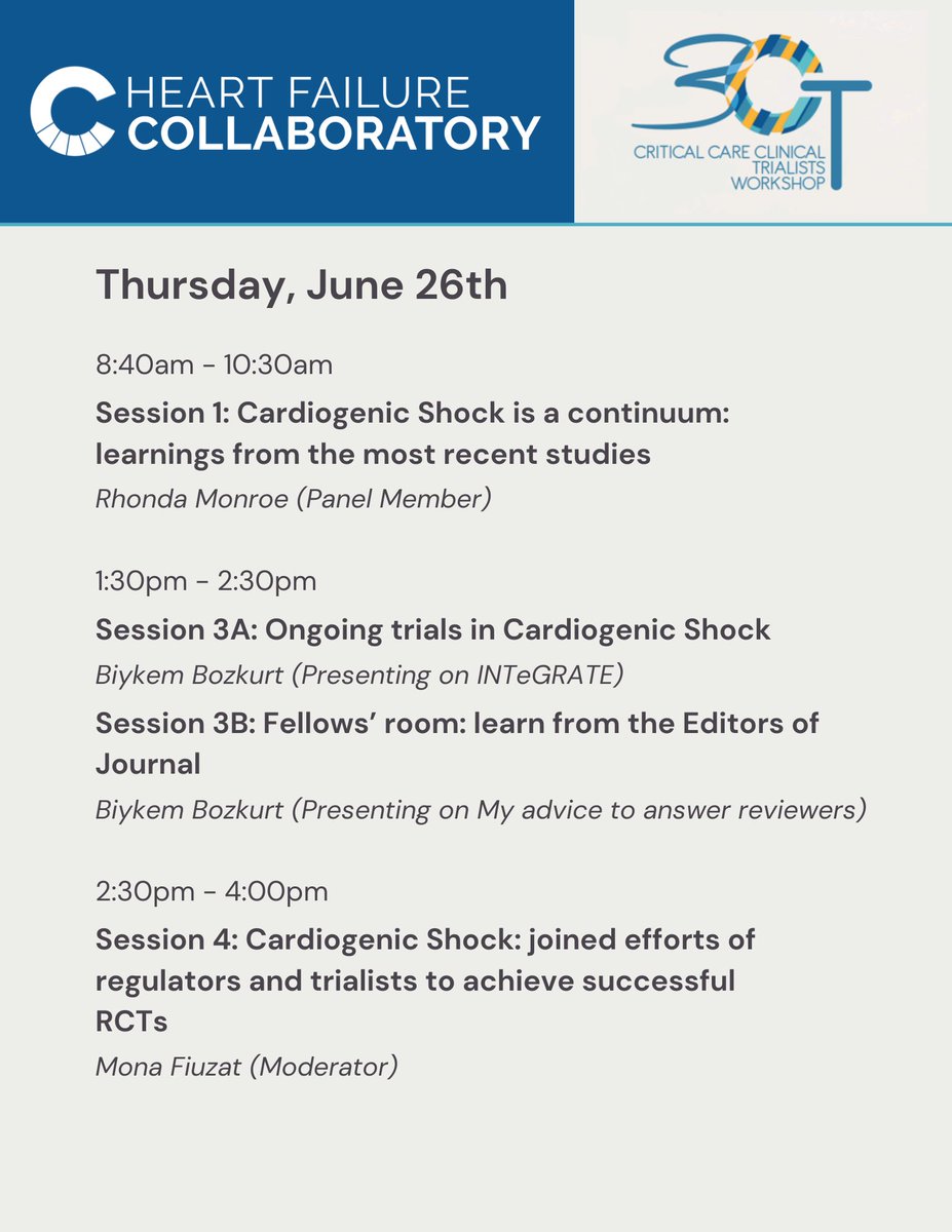 hfcollaboratory's tweet photo. Happening now: the 7th #3CTWorkshop, where several #HFC members will be moderating and presenting!

This high-level think tank brings together global experts to explore trial design, ethics, and innovation in #criticalcare 

 #ClinicalTrials #TrialDesign #Innovation https://t.co/oFBheLfNqI