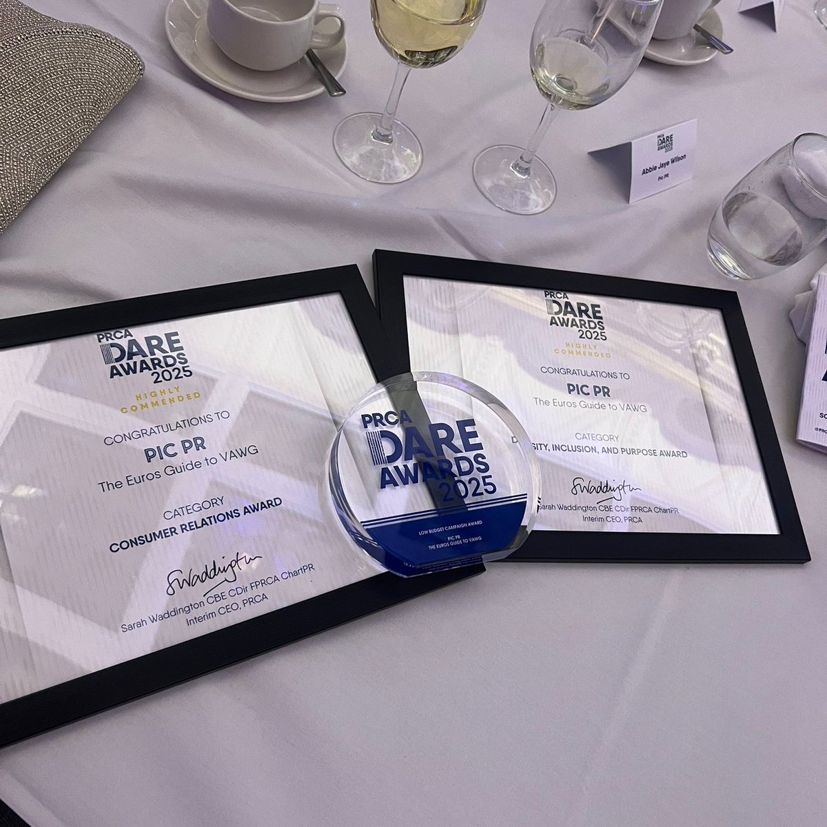 picpr's tweet image. We’re chuffed to have picked up a win and two highly commendeds at the PRCA Dare Awards for the South West and South Wales.

Also, a quick nod to our very own Darcy Milner, who made the Rising Star shortlist and continues to be an absolute gem. 👏

Well done, team! 🏆