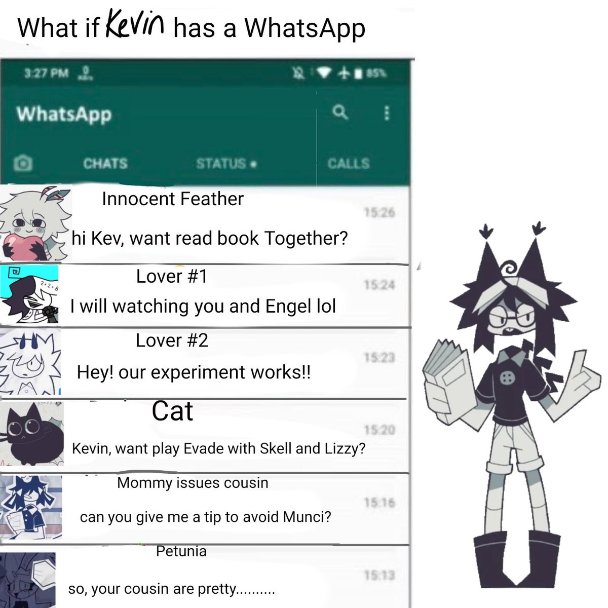 lizzy11x1_vy's tweet image. I should do that with Kevin too
Fun facts: Kevin in my au has a alt account 
#kevinfpe #fpekevin #fpe