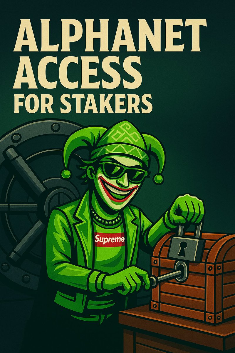 whimdotbet's tweet photo. The gates are open. 🟢

Alphanet access is now live......for stakers only.

The first prediction agent network. Live. Real. Permissionless.

Stake. Deploy. Trade live odds before anyone else. This is the testbed for the prediction internet.

If you're here, you're early to the cluster.

Prediction is no longer passive. It's executable.

More information incoming on this...