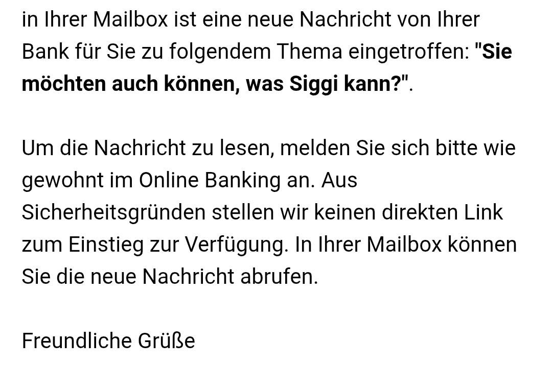 Meine Bank sponsort einfach Siggi Coaching. <a href="/SiggiFgc/">Siggi</a>