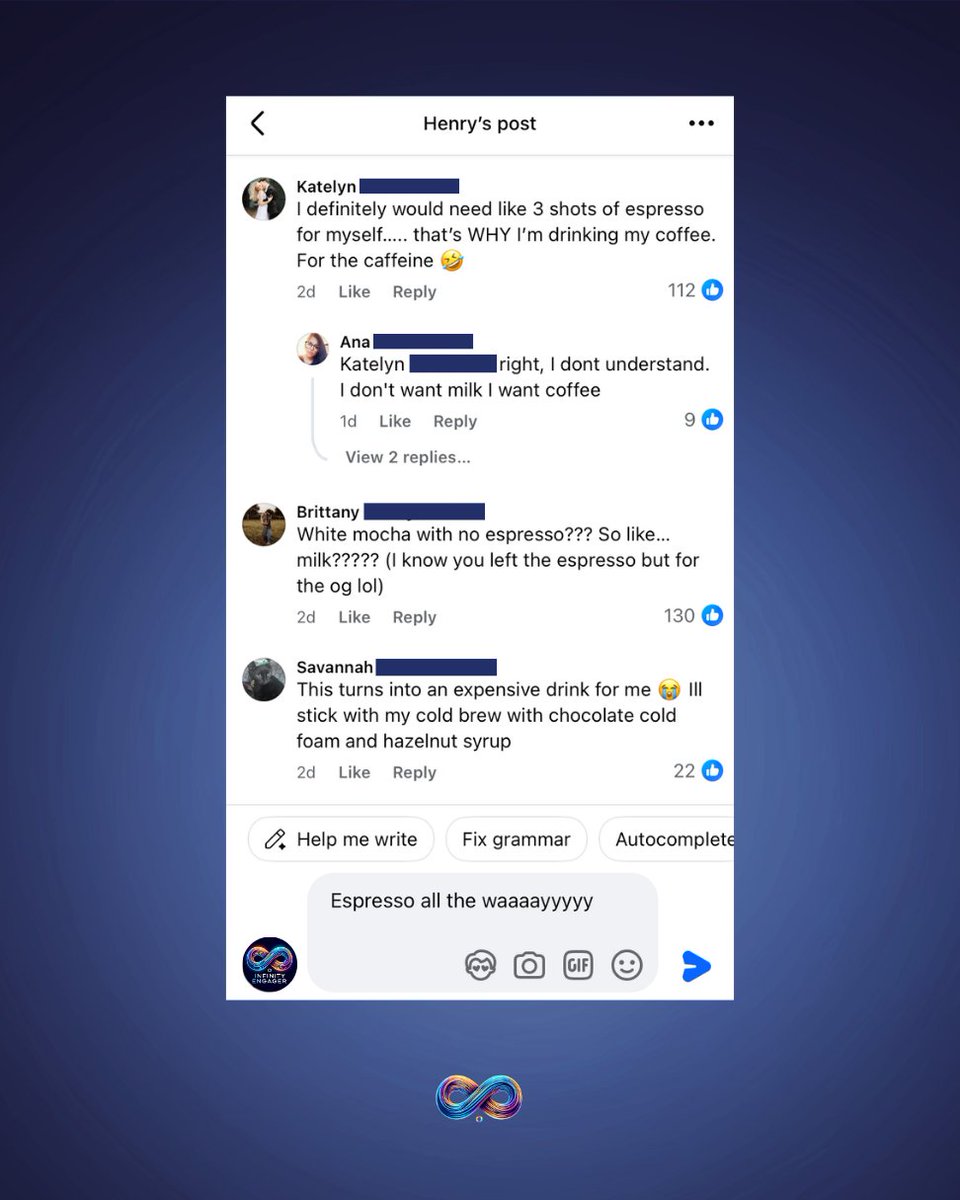 infinityengager's tweet image. Ever wonder what really makes people stop scrolling and leave a comment?

Here’s the truth:
People comment when they feel seen, provoked, or invited.

🧠 Something hits close to home -&amp;gt; “Omg this is literally me.”
😂 Something cracks them up -&amp;gt; “BRB sending this to my best…