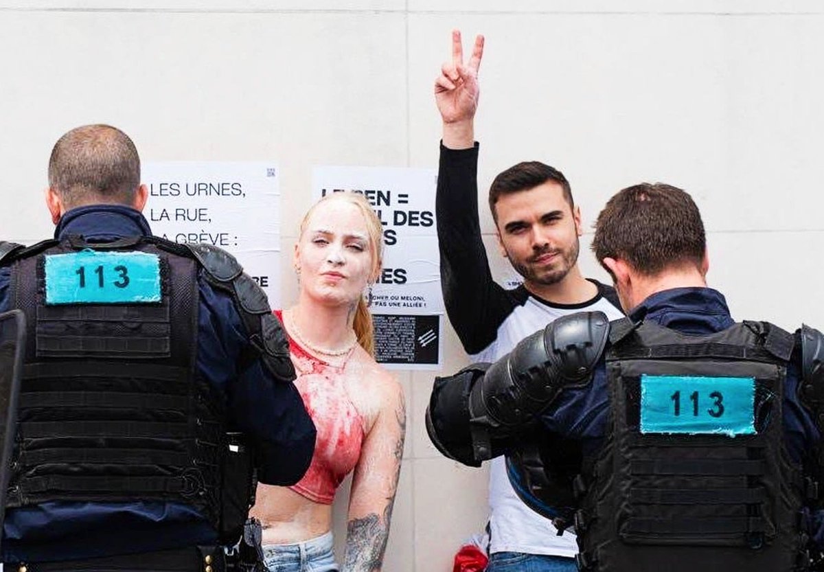 Paris (75) : Soutenu par la préfecture, le groupe "gay patriote" Eros veut défiler à la Pride. l’Inter-LGBT menace d’annuler la marche s'ils y participent
 fdesouche.com/2025/06/26/par…