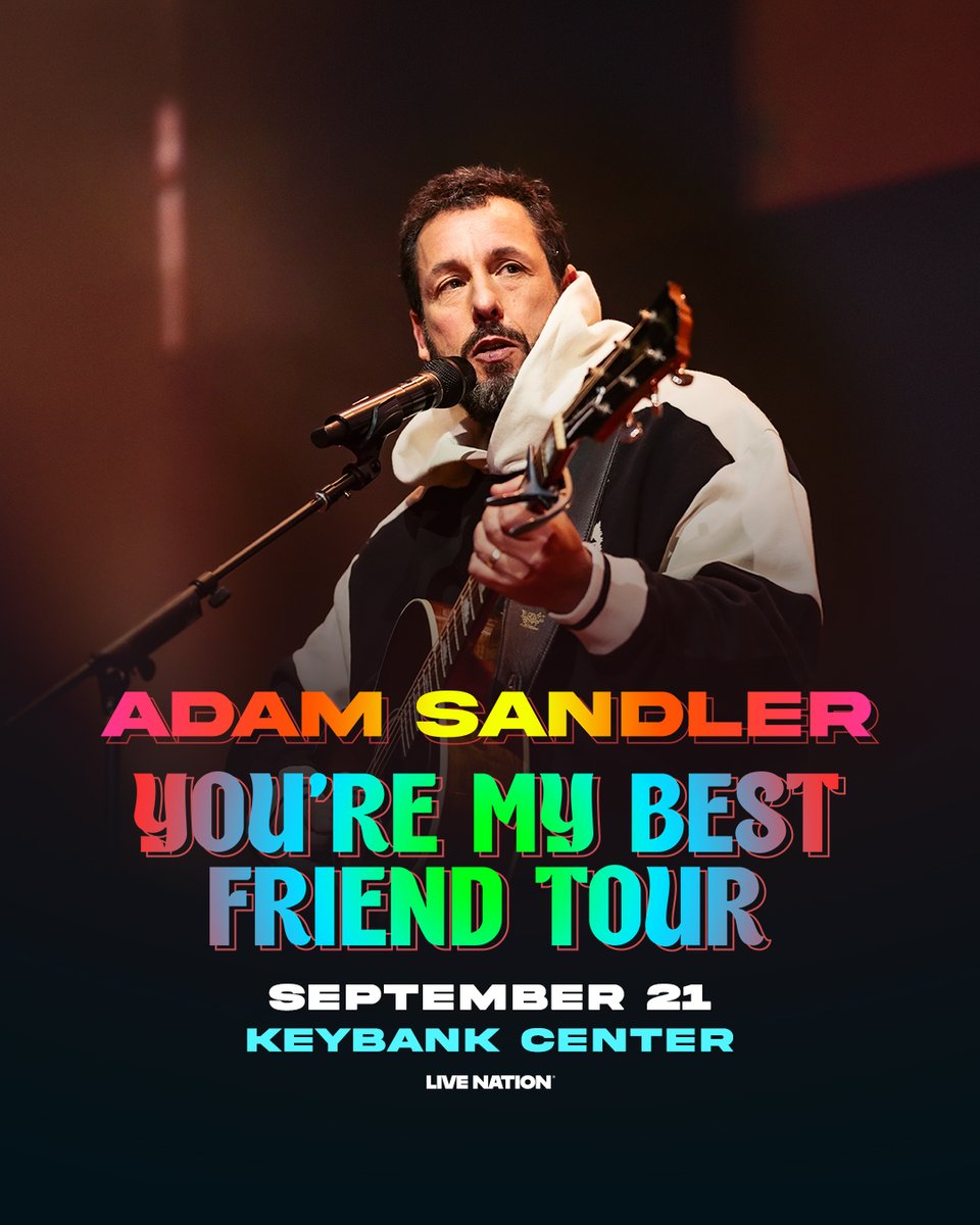 KeyBankCtr's tweet image. BIG ANNOUNCEMENT: legendary actor and one of the funniest comedians alive @AdamSandler: You’re My Best Friend Tour is coming to KeyBank Center on September 21! Presale begins today at 12PM (code: TREBLE). Tickets on sale Friday at 12PM
More Info: bit.ly/44fDsBp